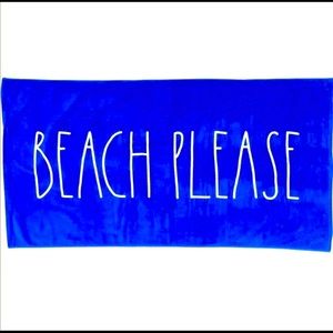 Rae Dunn Beach Please Beach Towel